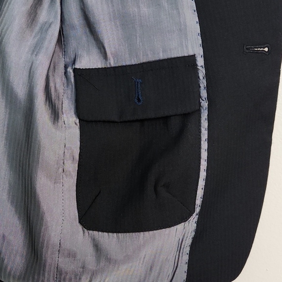 🔥ABSOLUTE FINAL💲⬇️Joseph Abboud Boys Black Wool Blend Dress Suit, Size 10~EUC - Picture 9 of 15